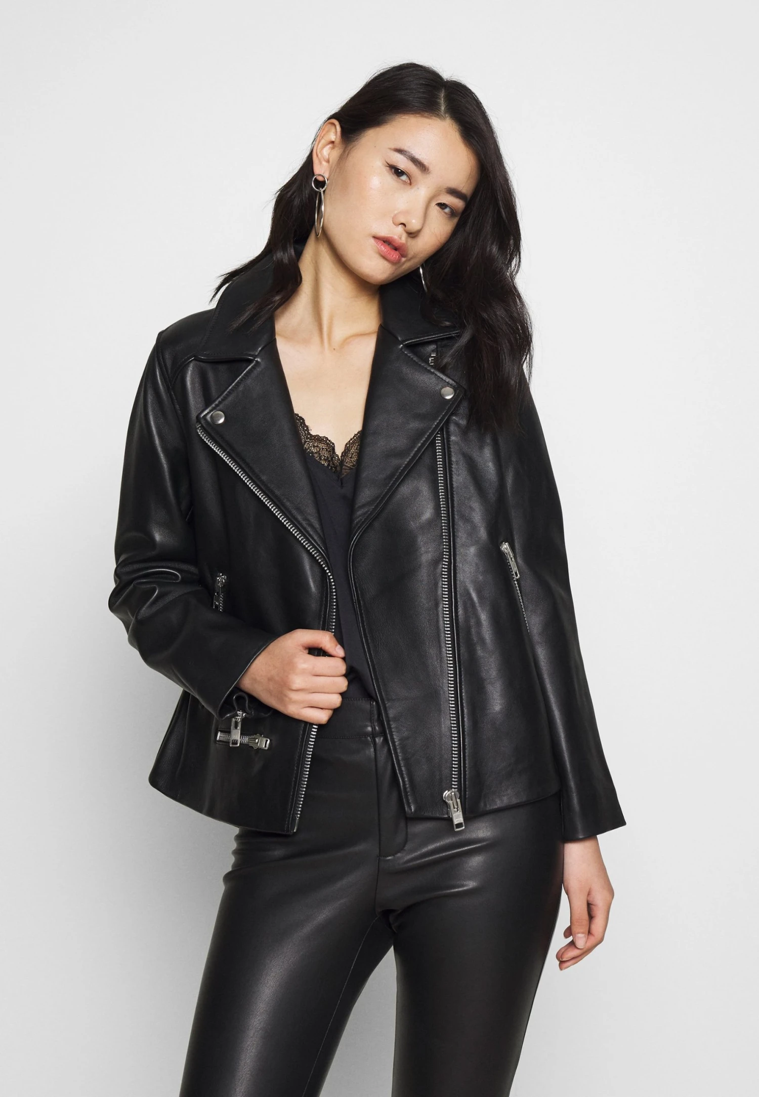 Samsøe Samsøe WELTER JACKET - Veste en cuir Women 3 Samsøe Samsøe WELTER JACKET - Veste en cuir Women