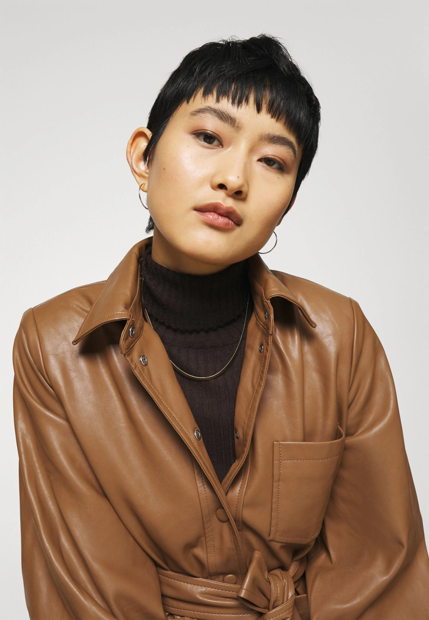 Samsøe Samsøe VESTINE JACKET - Veste en similicuir Women 6 Samsøe Samsøe VESTINE JACKET - Veste en similicuir Women – Image 4