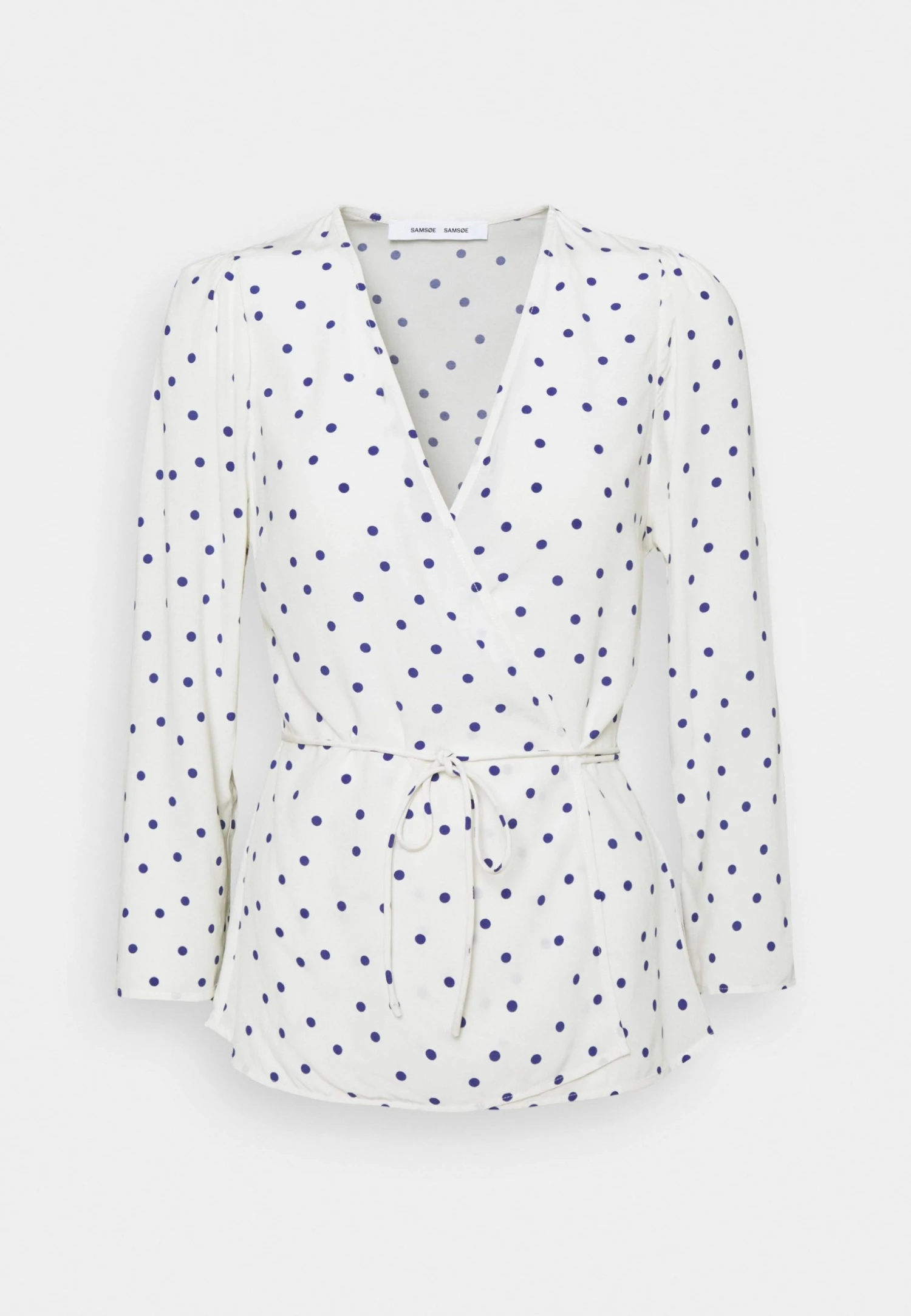 Samsøe Samsøe BRITT WRAP BLOUSE - Blouse Women 6 Samsøe Samsøe BRITT WRAP BLOUSE - Blouse Women – Image 4