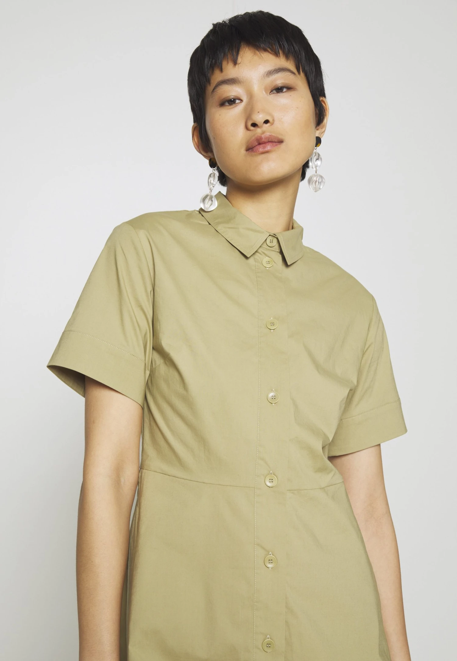 Samsøe Samsøe BARBARA SHORT DRESS - Robe chemise Women 6 Samsøe Samsøe BARBARA SHORT DRESS - Robe chemise Women â Image 4