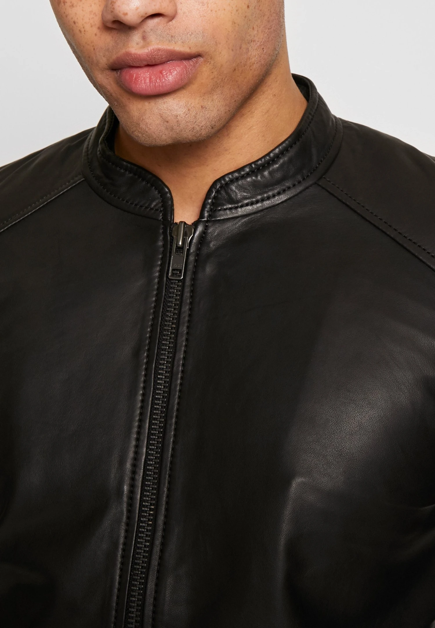 Samsøe Samsøe STARSHIP JACKET - Veste en cuir Men 7 Samsøe Samsøe STARSHIP JACKET - Veste en cuir Men – Image 5