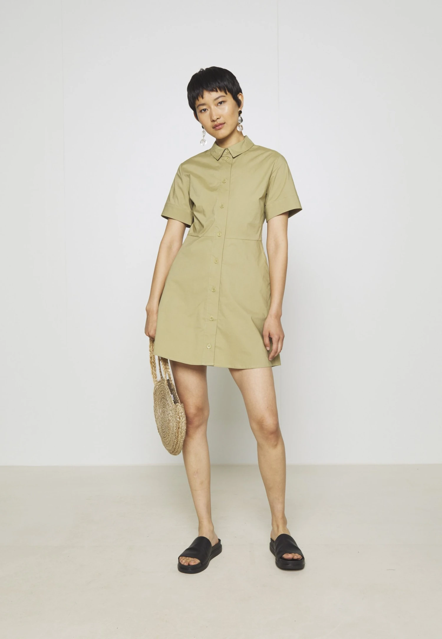 Samsøe Samsøe BARBARA SHORT DRESS - Robe chemise Women 4 Samsøe Samsøe BARBARA SHORT DRESS - Robe chemise Women â Image 2